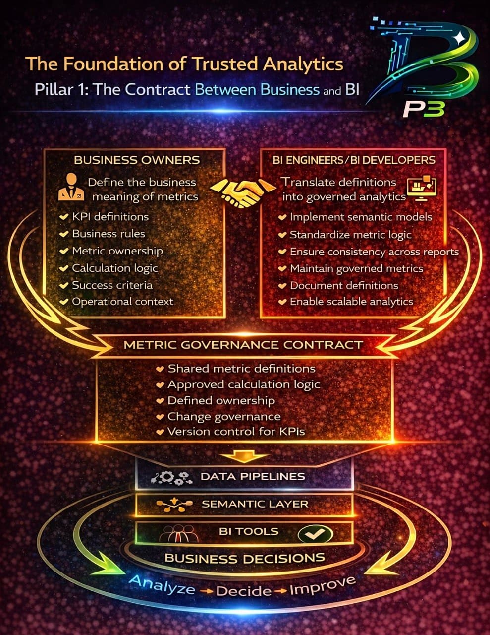 Pillar 1: The Contract Between Business and BI